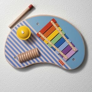Fisher-Price Blue Xylophone with Rainbow Keys